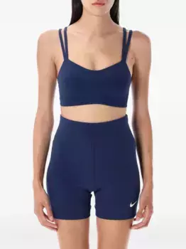 Спортивный бюстгальтер с ремешками Nike, синий