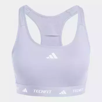 Спортивный бюстгальтер TECHFIT Adidas, фиолетовый