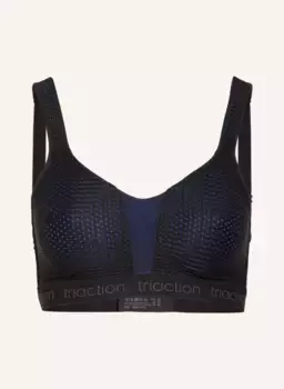 Спортивный бюстгальтер triaction energy lite с сеткой Triumph, черный