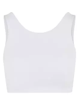 Спортивный бюстгальтер Urban Classics, белый
