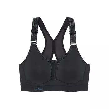 Спортивный бюстгальтер LASCANA ACTIVE с формованными чашками, черный