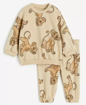 Спортивный костюм H&M The Lion King 2-piece, бежевый