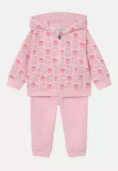 Спортивный костюм HODDED ACTIVE SET UNISEX Guess, цвет pink