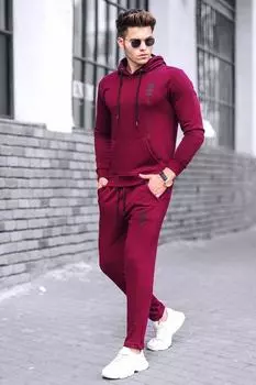 Спортивный костюм Madmext, бордовый