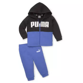 Спортивный костюм Minicats Colorblock Baby PUMA, сапфирово-синий