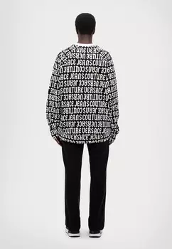 Спортивный свитер ALL OVER Versace, черный