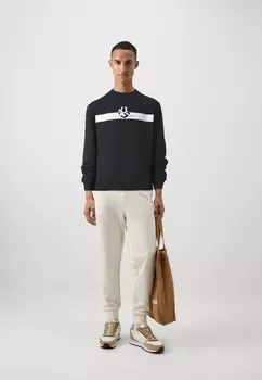 Спортивный свитер REGULAR STRIPED Karl Lagerfeld, черный