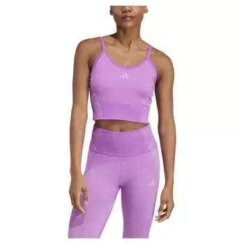 Спортивный топ adidas Aeroknit, фиолетовый