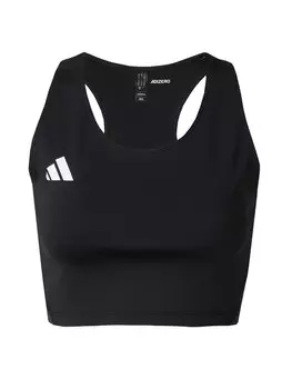 Спортивный топ ADIDAS PERFORMANCE ADIZERO E, черный