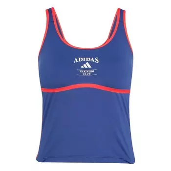 Спортивный топ ADIDAS PERFORMANCE Heritage, темно-синий