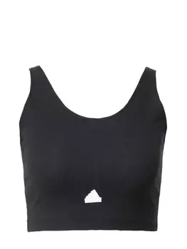 Спортивный топ Adidas Rib, черный