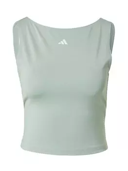 Спортивный топ Adidas Studio, пастельно-зеленый