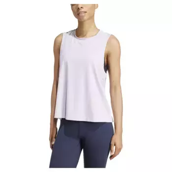 Спортивный топ adidas Studio tank, белый/розовый