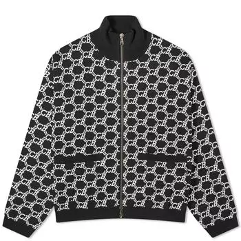 Спортивный топ Cole Buxton Monogram Track, цвет Black & White