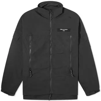 Спортивный топ Comme Des Garons Homme Paneled Zip Track, черный