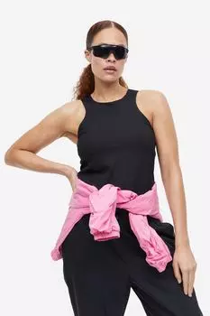 Спортивный топ DryMove Integral-bra H&M, черный