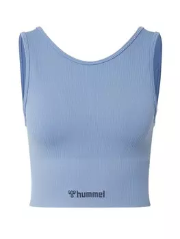 Спортивный топ Hummel, синий джинсовый