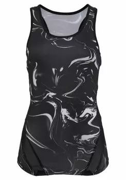 Спортивный топ Lascana Active, черный