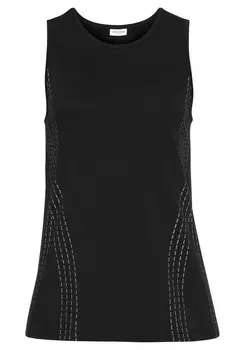 Спортивный топ Lascana Active, черный