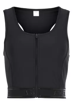 Спортивный топ Lascana Active, черный
