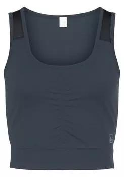 Спортивный топ Lascana Active, синий