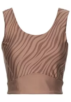 Спортивный топ LASCANA ACTIVE Sports Top, коричневый