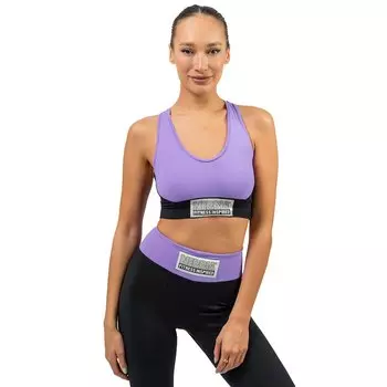 Спортивный топ Nebbia Padded Signature High Support, фиолетовый