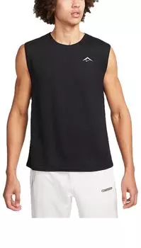 Спортивный топ Nike Solar Chase Dri-FIT Running Tank (Asia Sizing) 'Black' FN3310-010, черный