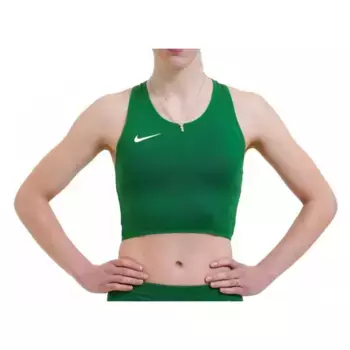 Спортивный топ Nike Team Stock Cover, зеленый