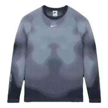 Спортивный топ Nike x NOCTA Drake FW23 NRG Knit Long Sleeve Top 'Cobalt Bliss' DV3653-479, синий