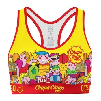 Спортивный топ Otso Chupa Chups Forever Fun, желтый