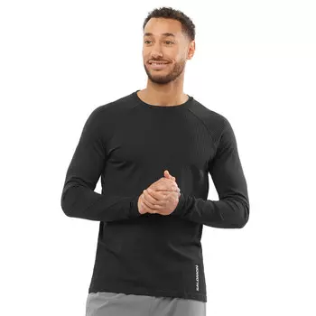 Спортивный топ Salomon Sense Aero Seamless, черный