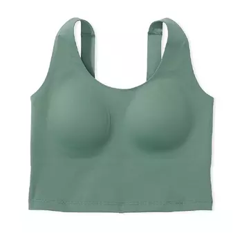 Спортивный топ Victoria's Secret Pink Unwind Stretch Longline, зеленый