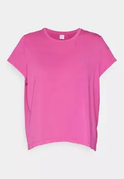 Спортивный топ With Ease Tee Athleta, фиолетовый леденец