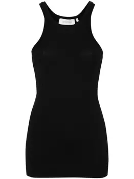 Sportmax топ в рубчик, черный