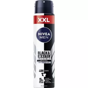 Спрей-антиперспирант Black & White Invisible Original NIVEA, 250 ml