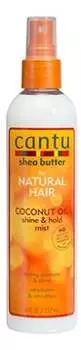 Спрей для вьющихся волос 237мл Cantu Shea Butter Natural Coconut Oil Shine & Hold Mist -