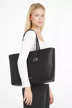 Средняя сумка-шопер Calvin Klein, черный