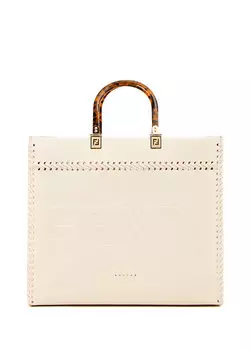 Средняя женская сумка sunshine white Fendi