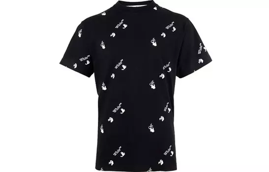 SS21 Футболка мужская черная Off-White, черный