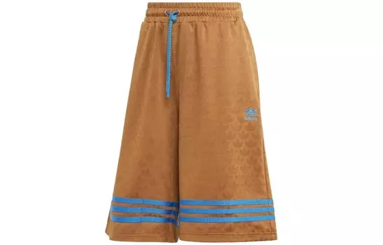 SS23 Adicolor 70s Retro Series Повседневные шорты мужские Desert Brown Adidas Originals, коричневый