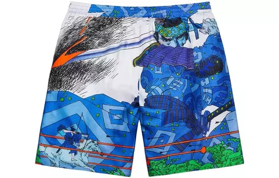 SS23 Повседневные шорты унисекс Supreme, желтый