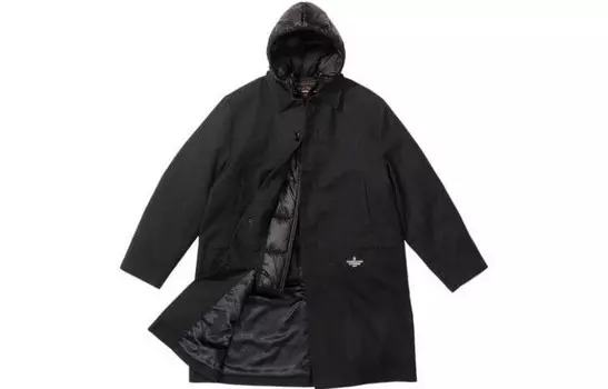 SS23 Тренчкот унисекс черный Supreme, черный