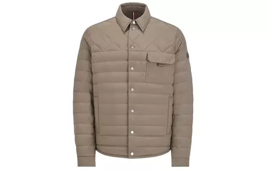 SS24 Пуховик мужской темно-зеленый Moncler