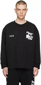 SSENSE Эксклюзивная черная толстовка HEAD OF STATE