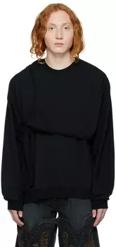 SSENSE Эксклюзивная черная толстовка Ottolinger