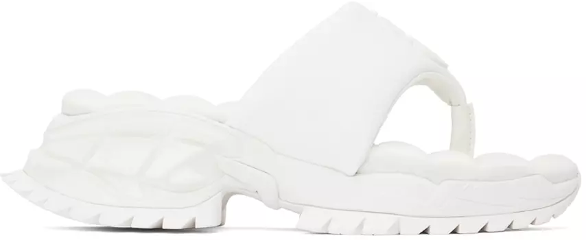 SSENSE Эксклюзивные белые сандалии Knokke Rombaut