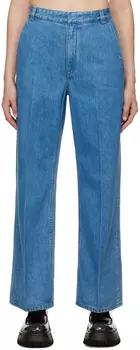 SSENSE Эксклюзивные синие джинсы Teurn Studios