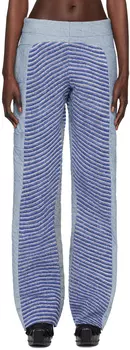 SSENSE Эксклюзивные синие контрастные джинсы VITELLI