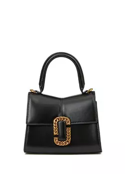 St marc mini черная женская кожаная сумка через плечо Marc Jacobs